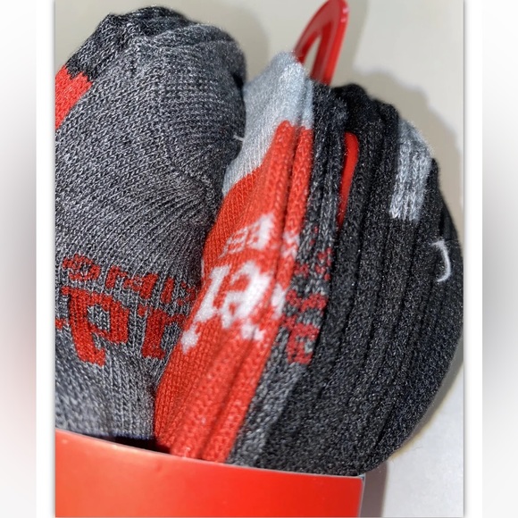 Budweiser Beer No Show Socks 10 Pair Men’s 6-12 Black Gray Red w Logos Light Bud - Picture 7 of 12